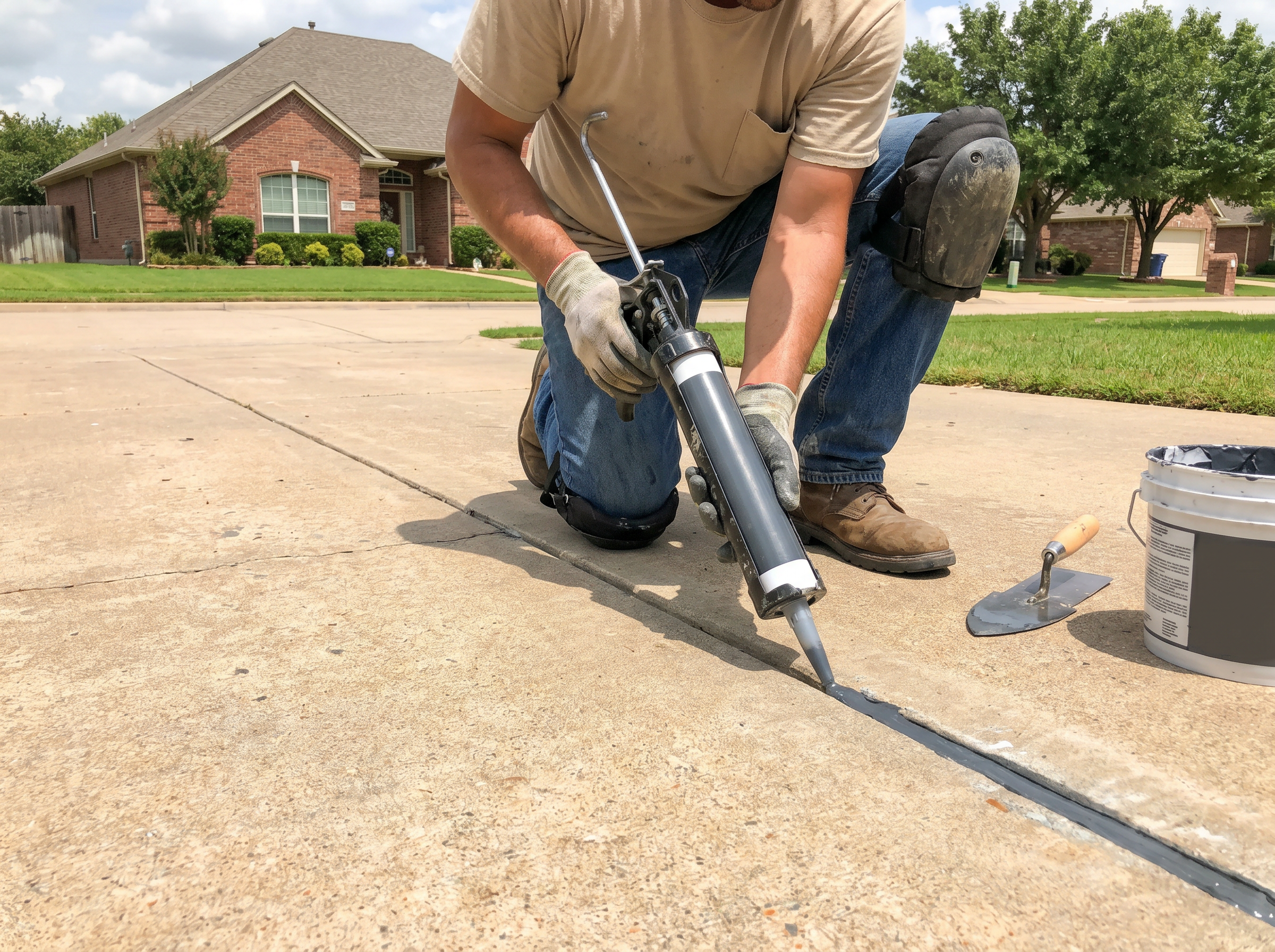 Concrete Caulking & Joint Sealing