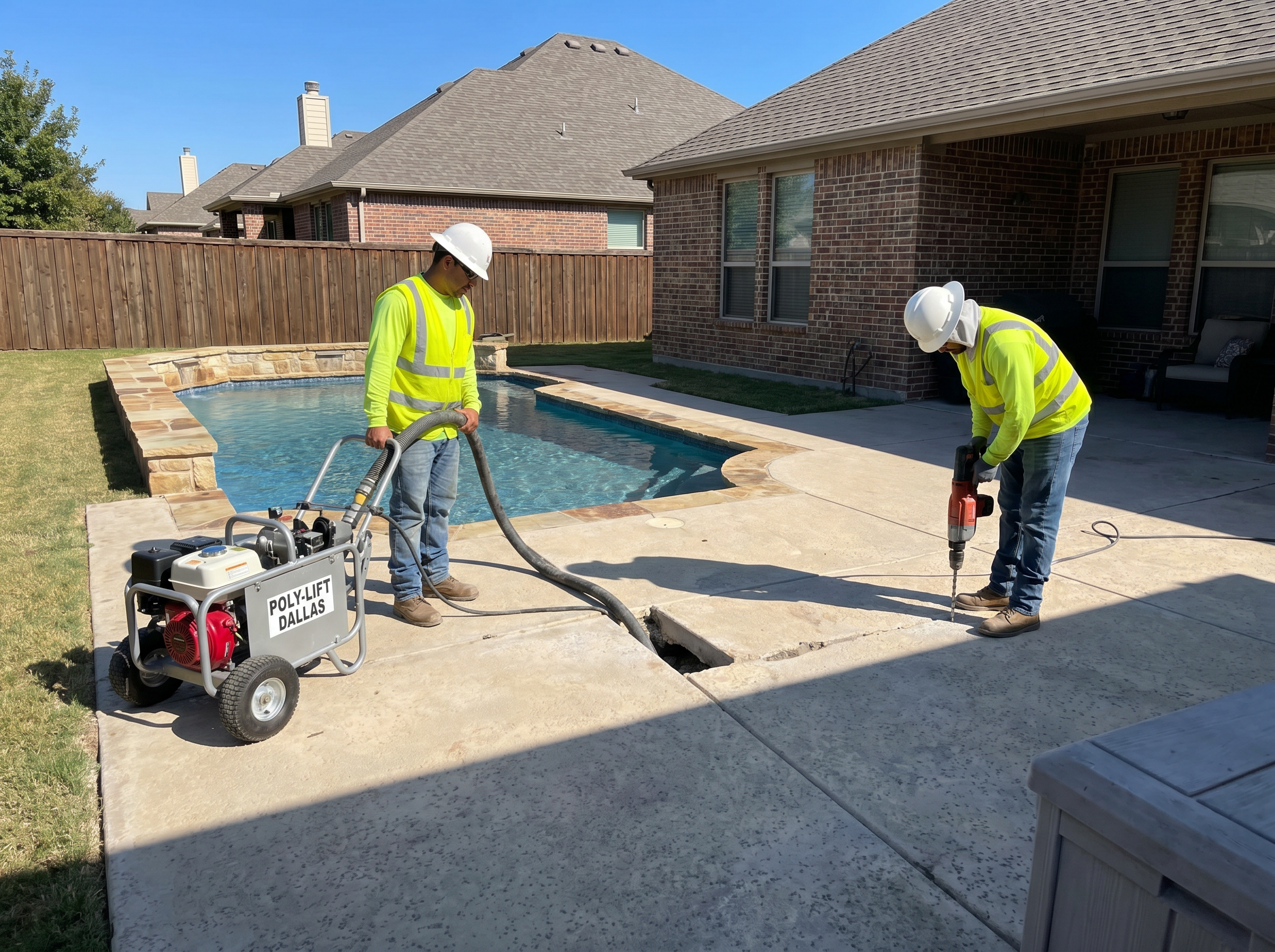 Pool Deck Leveling