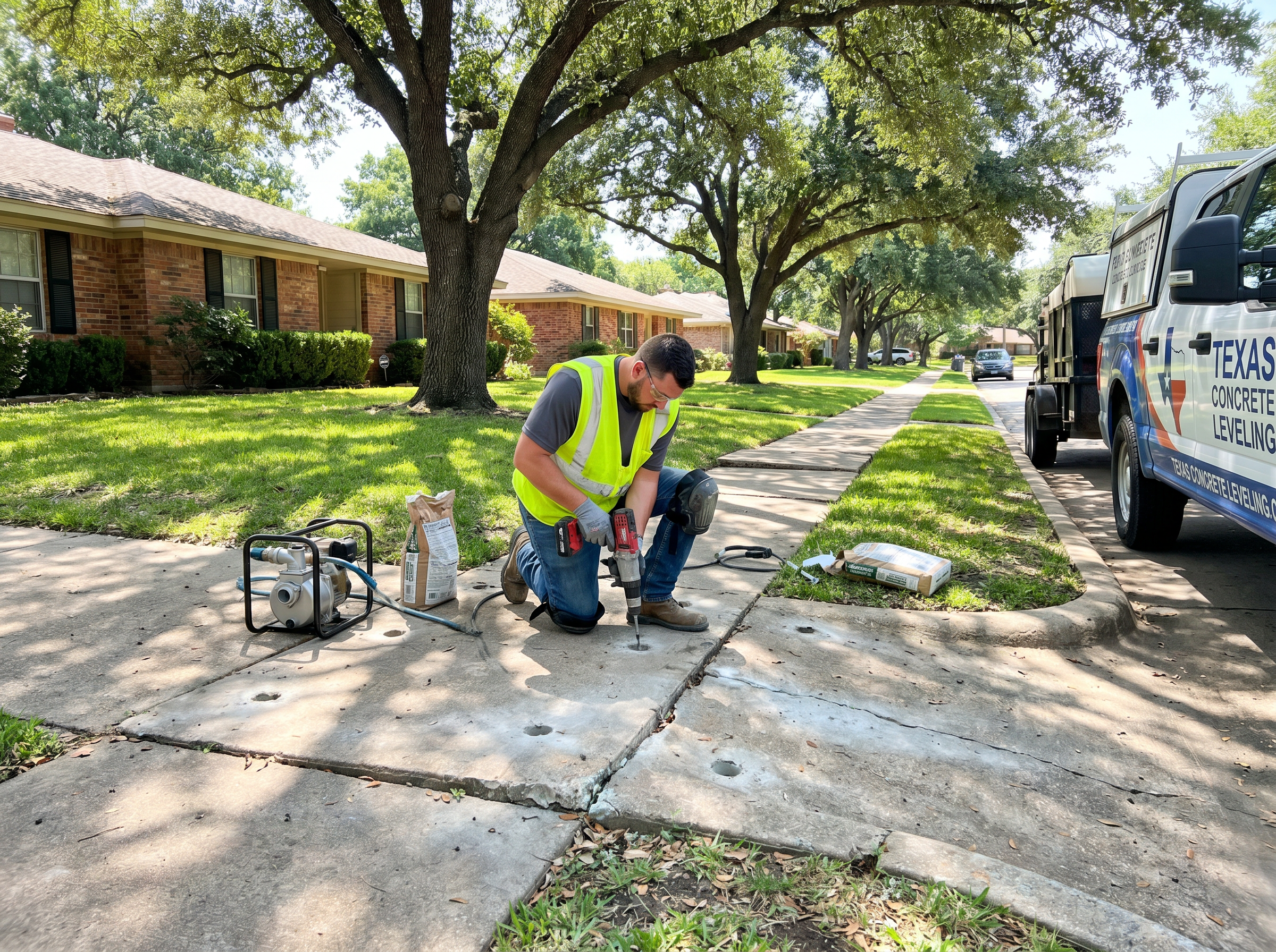 Sidewalk Leveling
